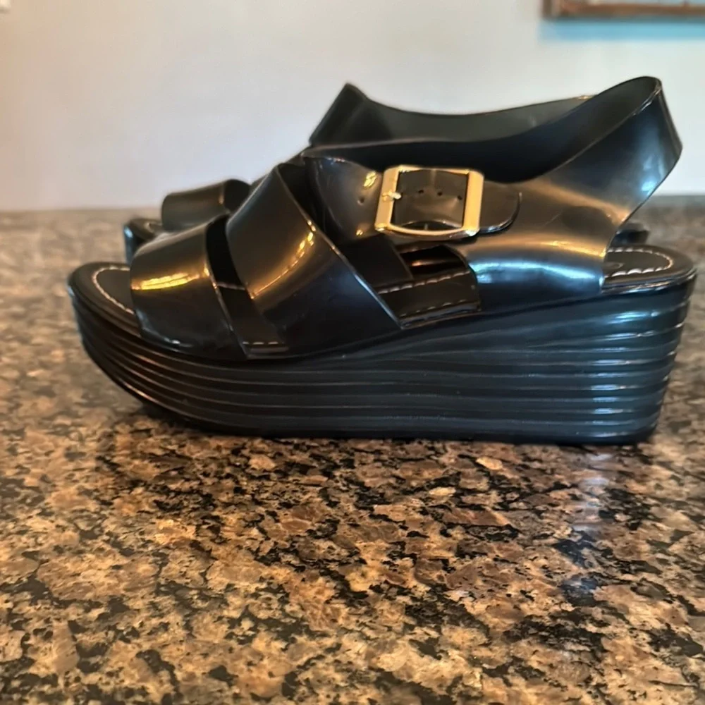 Refresh Black Platform Shoes with Chunky Sole NWOT 8.5